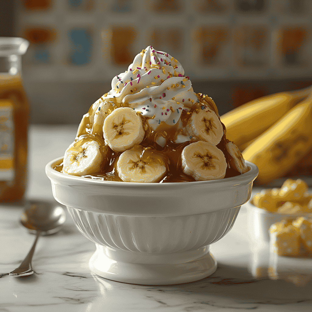 Banana Royale Served in a Bowl