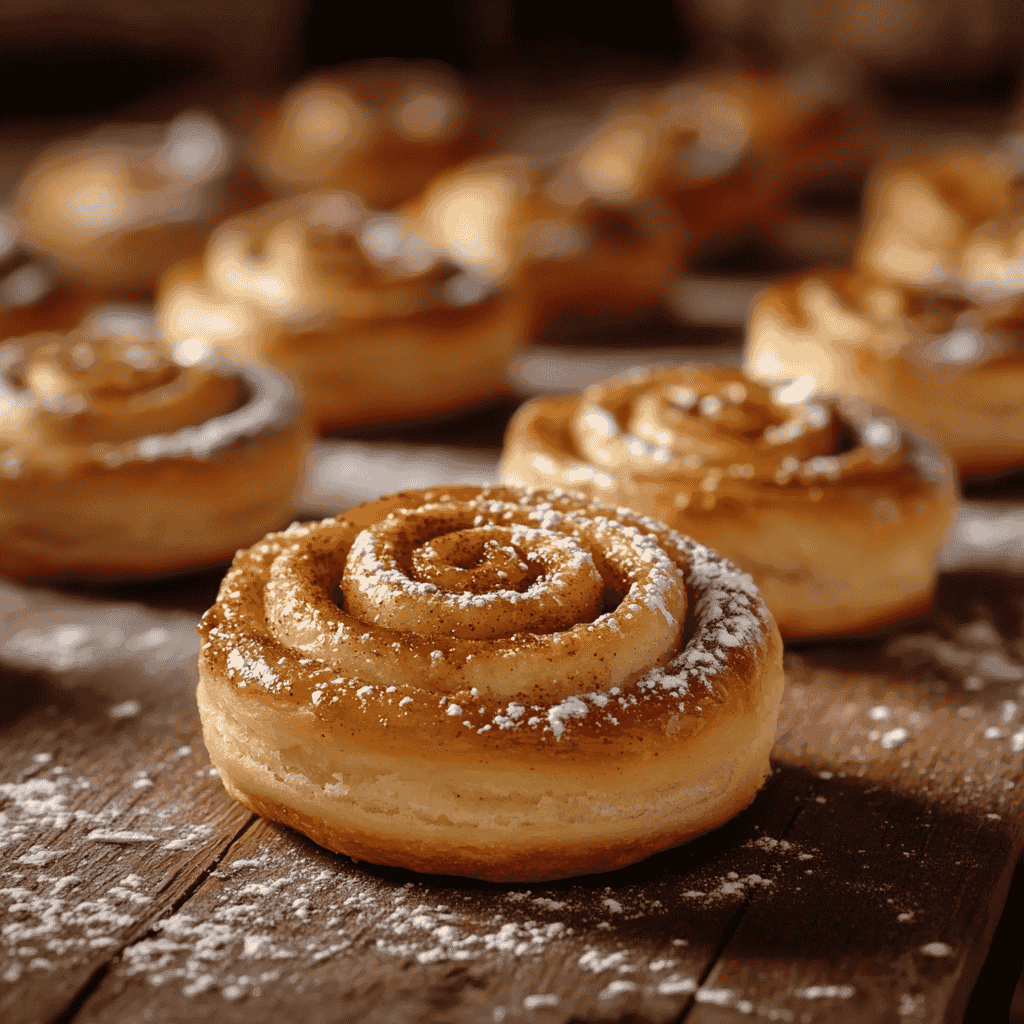 Sourdough cinnamon rolls with fluffy layers