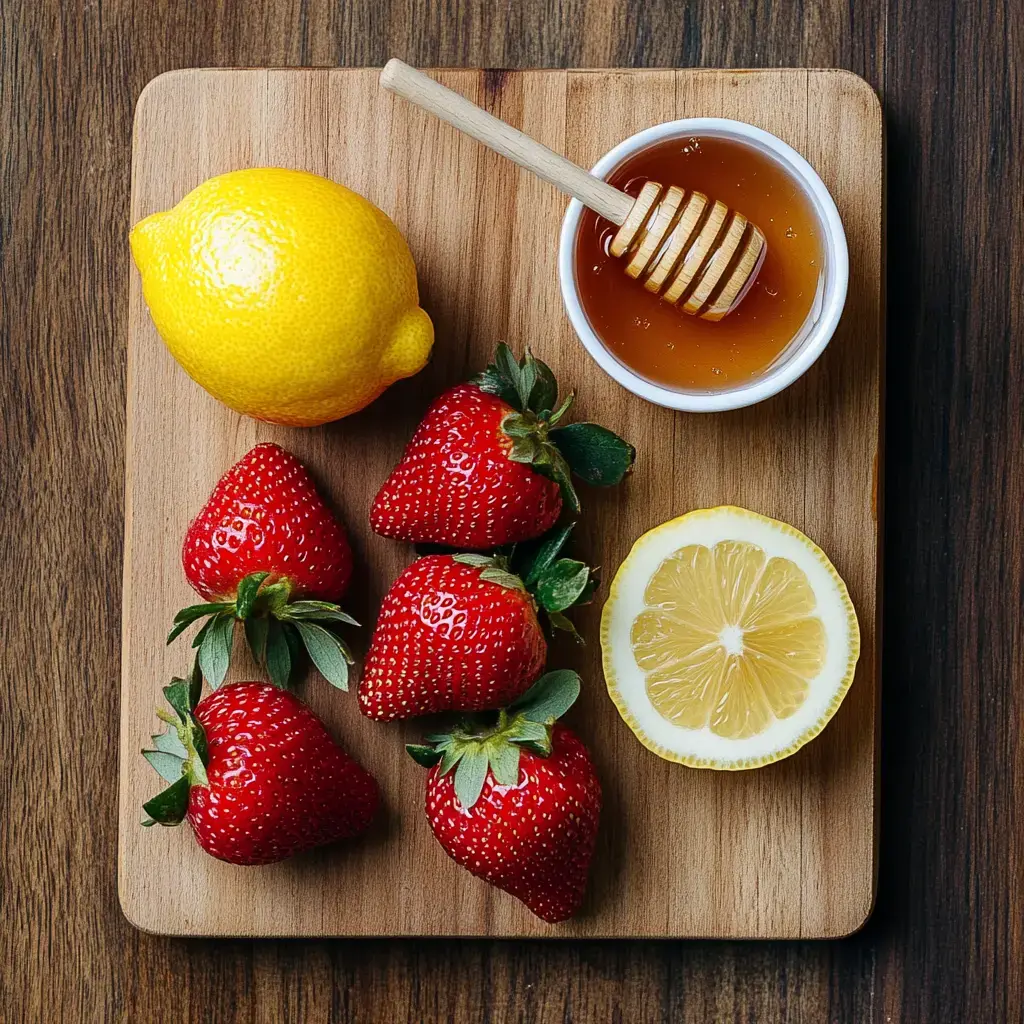 Ingredients for homemade fruit roll ups