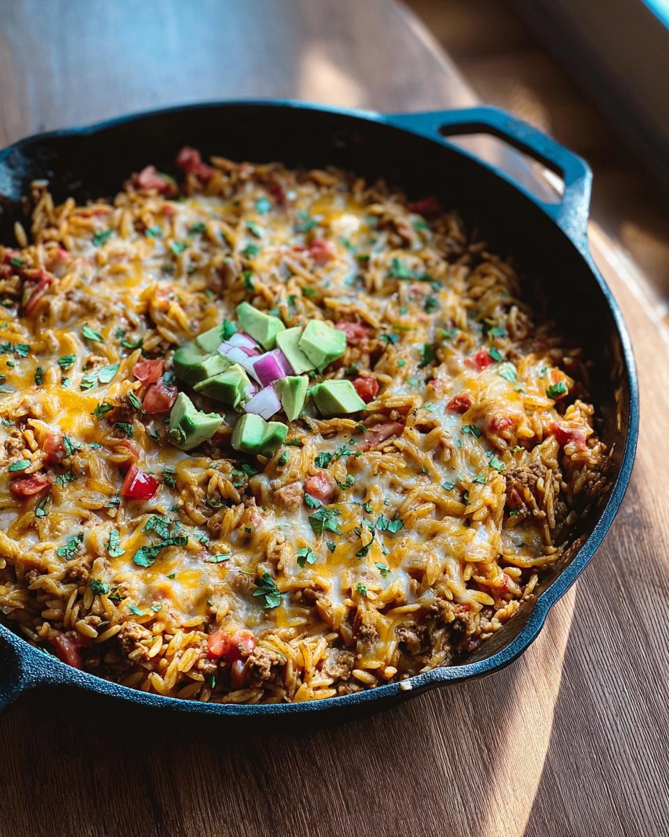 Cheesy Taco Orzo Skillet Dinner - Other 2