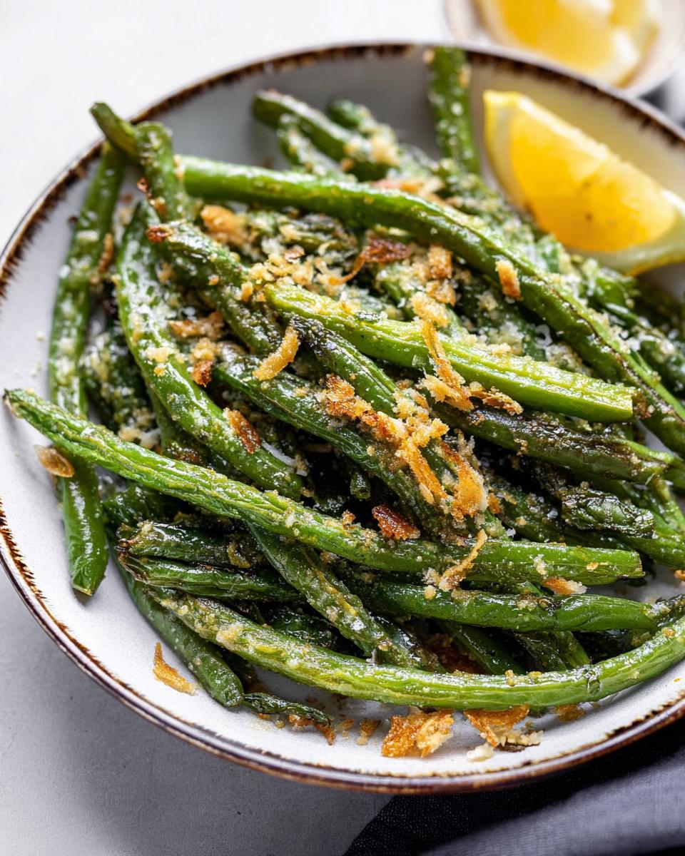 Crispy Garlic Parmesan Roasted Green Beans - Other 2
