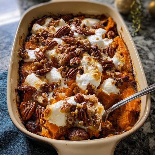 Southern Maple Sweet Potato Casserole - Tasty