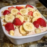 Fresh Strawberry Banana Pudding