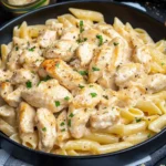 Garlic Chicken with Pasta