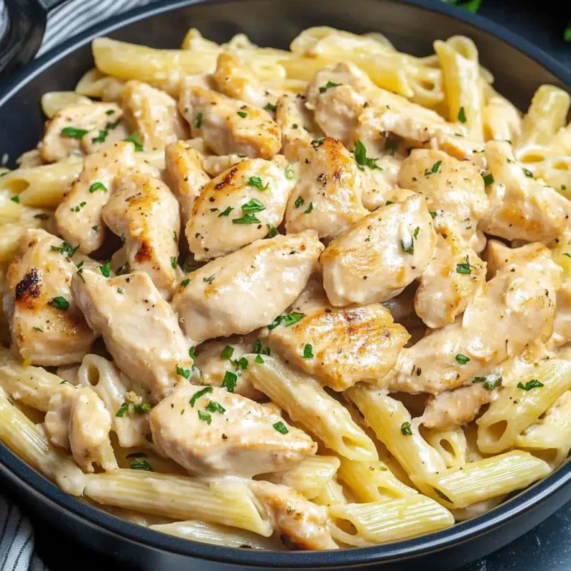 Garlic Chicken with Pasta