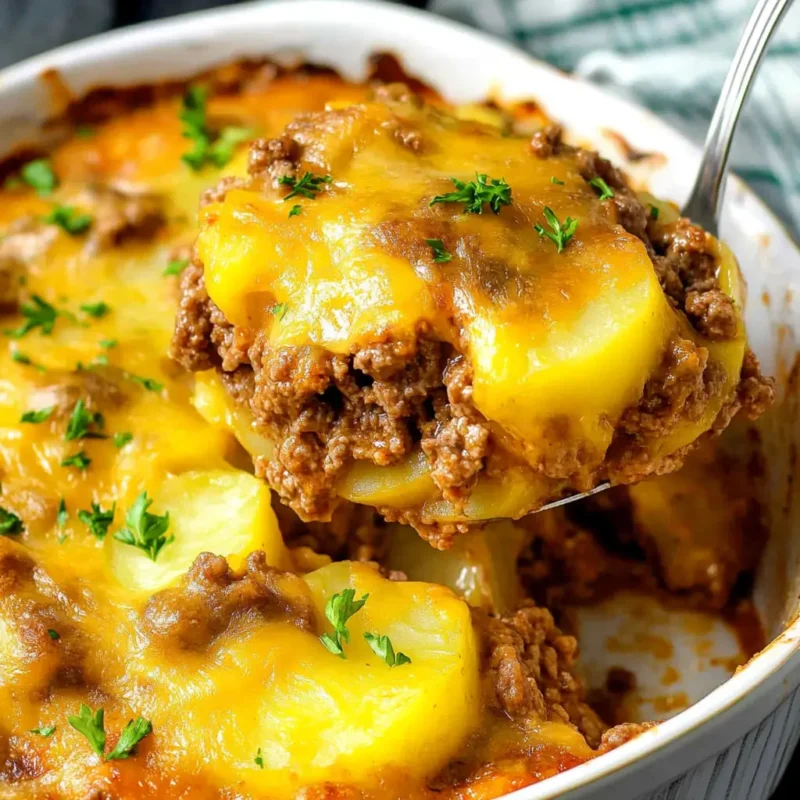 Ground Beef Potato Casserole