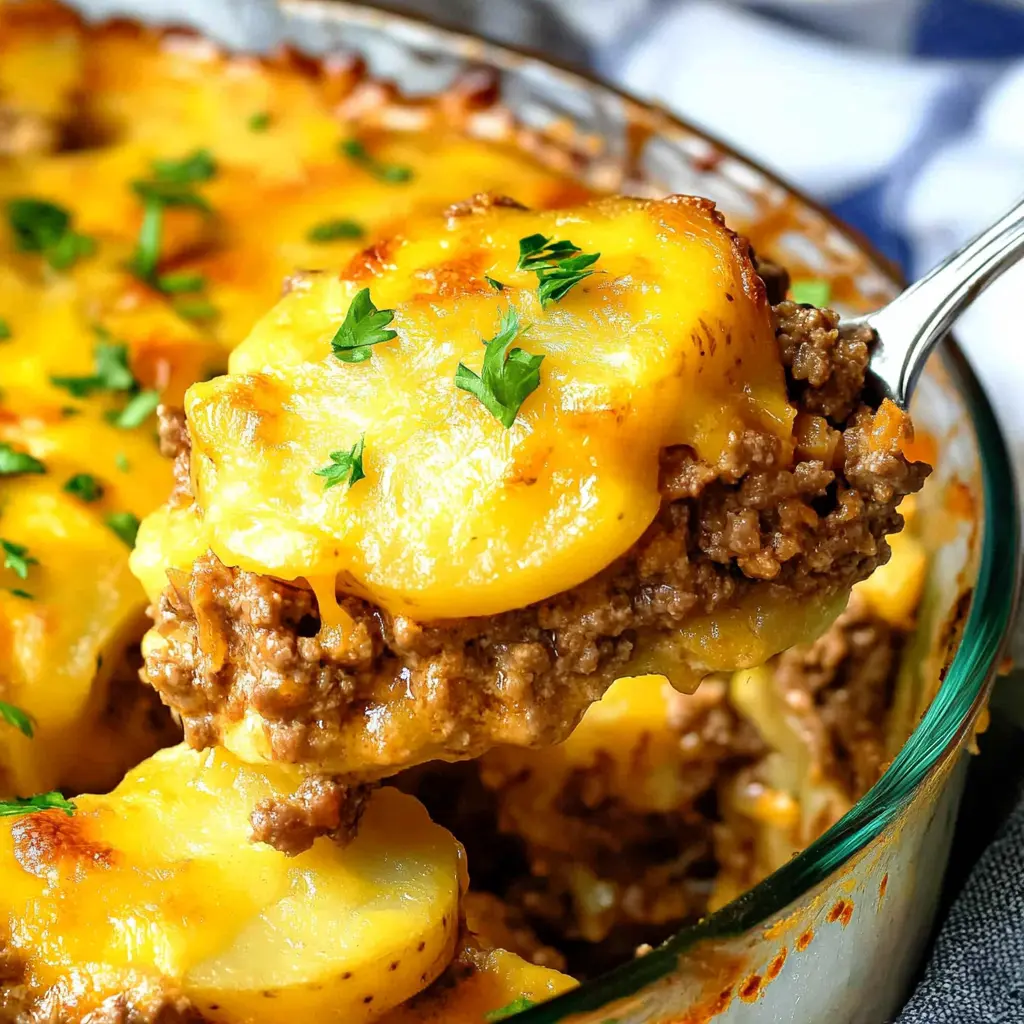Ground Beef Potato Casserole