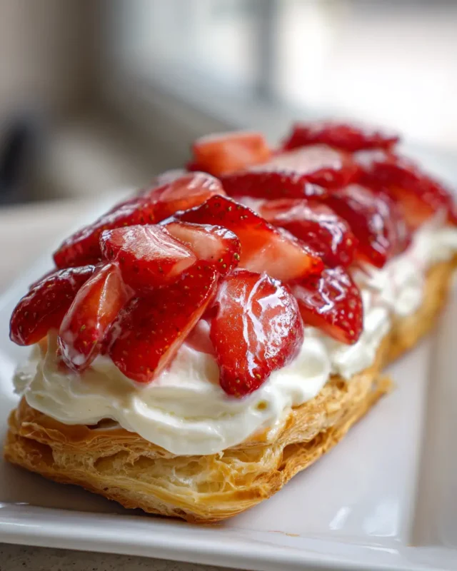 Strawberry Cream Pastry