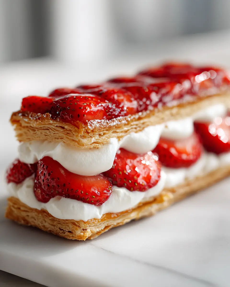 Strawberry Cream Pastry