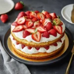 Summer Strawberry Cake