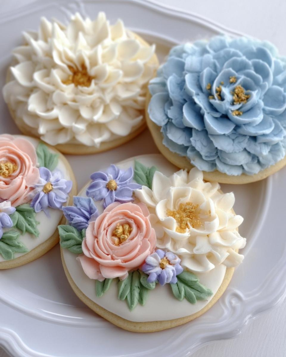 Buttercream Flower Baby Shower Cookies - Other 1