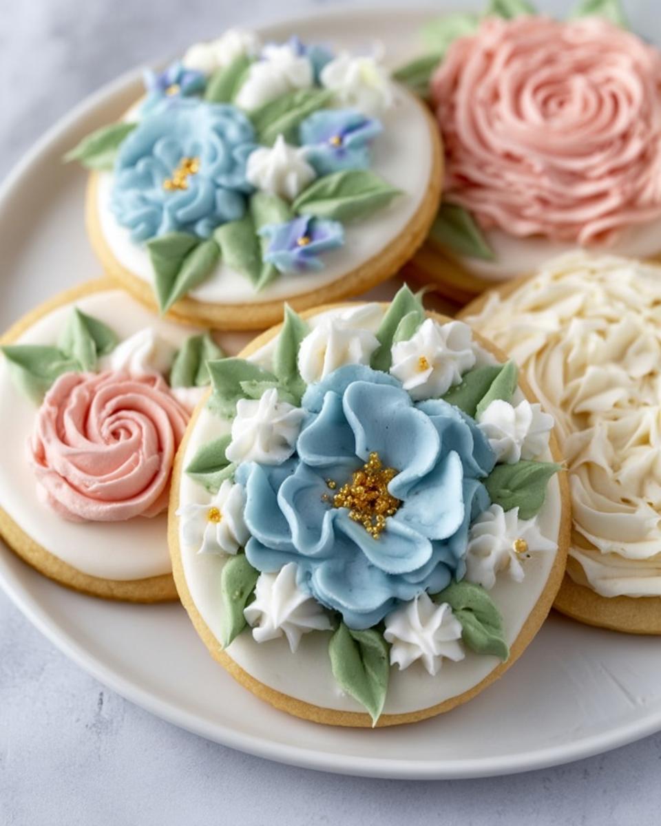Buttercream Flower Baby Shower Cookies - Other 2