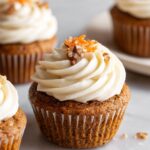 Carrot Cake Cupcakes with Cream Cheese Frosting - Featured