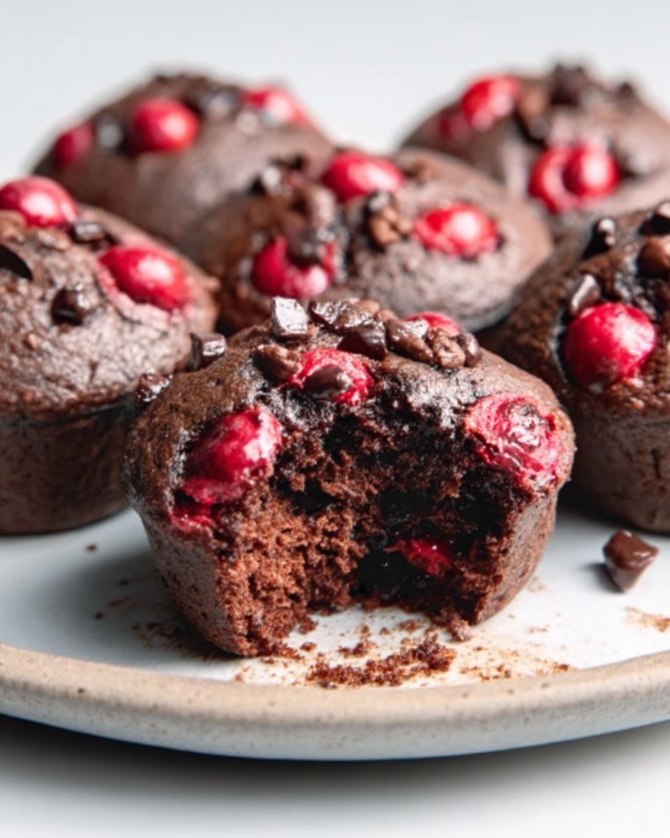 Cherry Dark Chocolate Muffins - Other 1