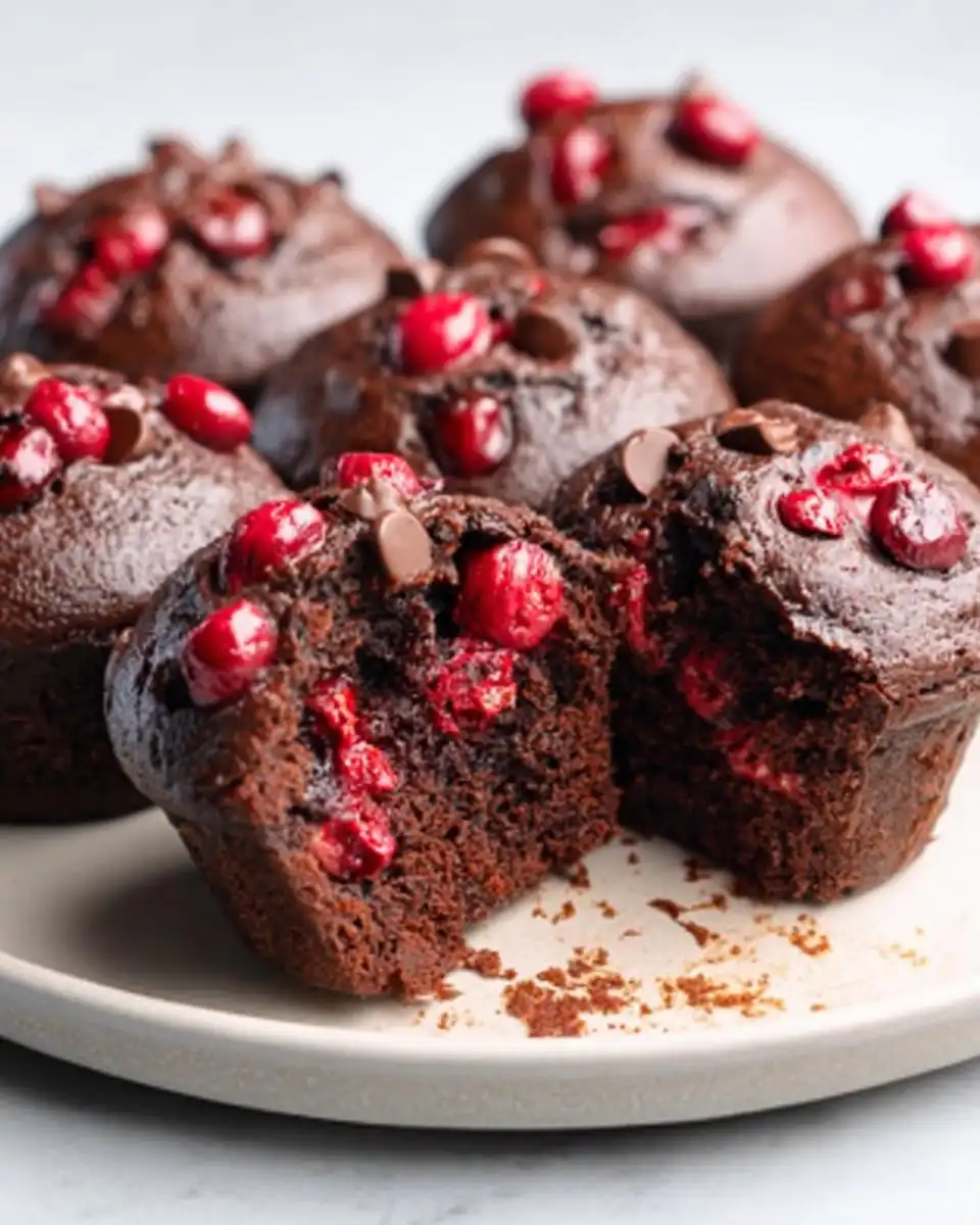 Cherry Dark Chocolate Muffins - Other 2