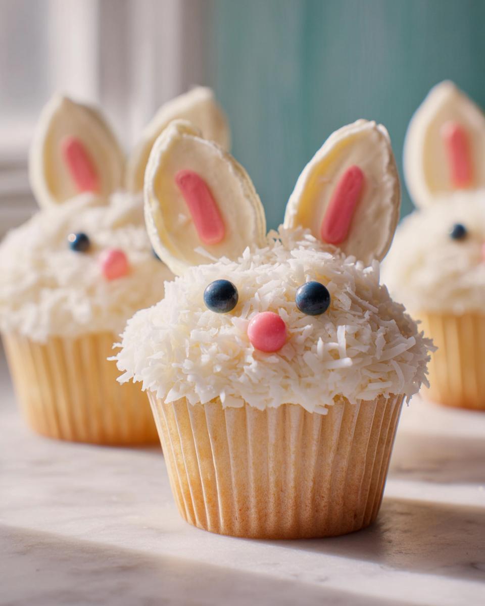 Easter Bunny Cupcakes with Buttercream Frosting - Other 2