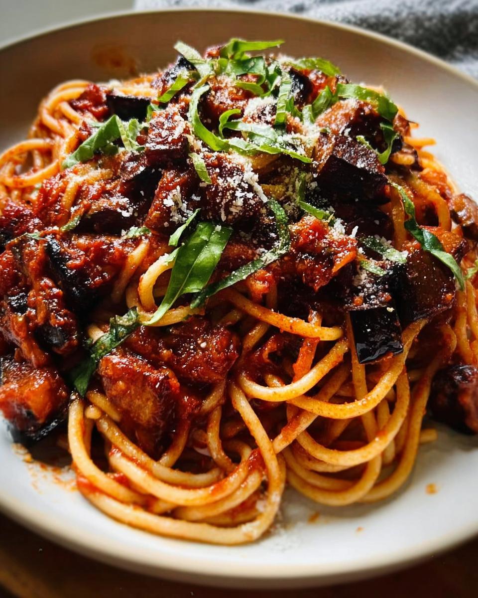 Eggplant Pasta with Tomato Sauce - Other 1