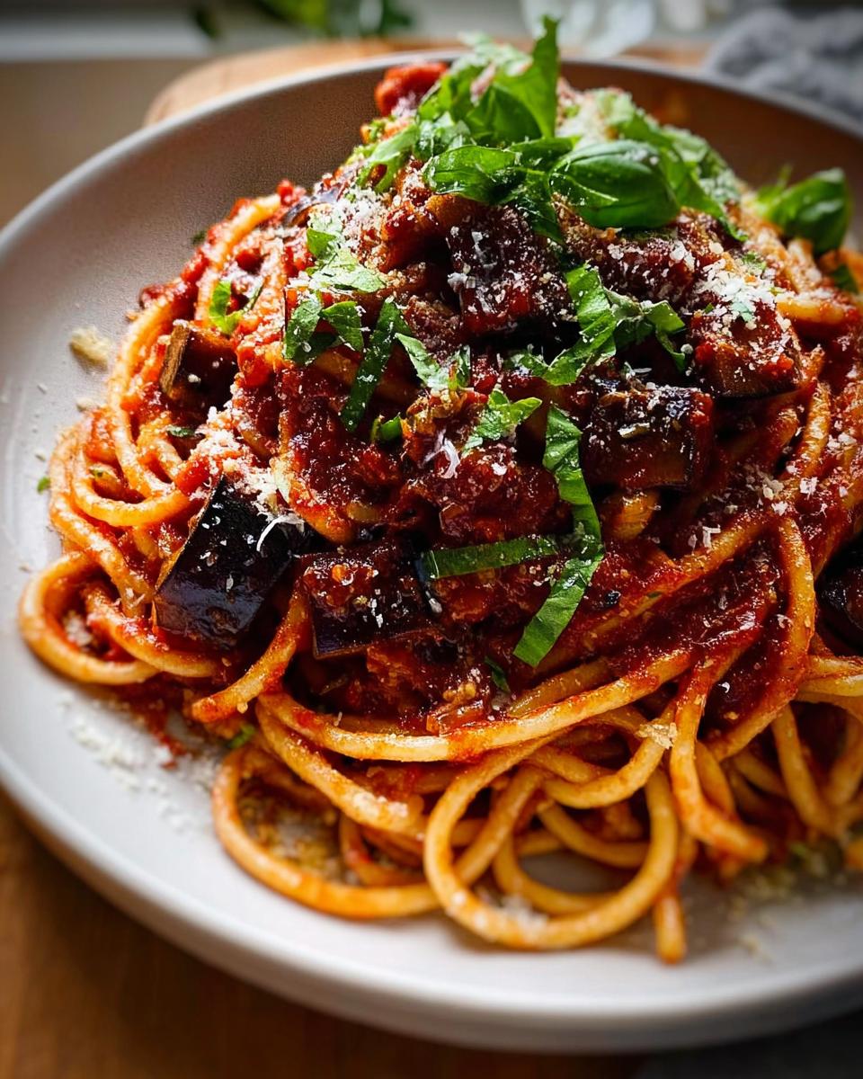 Eggplant Pasta with Tomato Sauce - Other 2