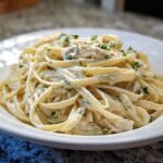 Healthy Garlic Parmesan Chicken Pasta with Greek Yogurt Sauce - Featured