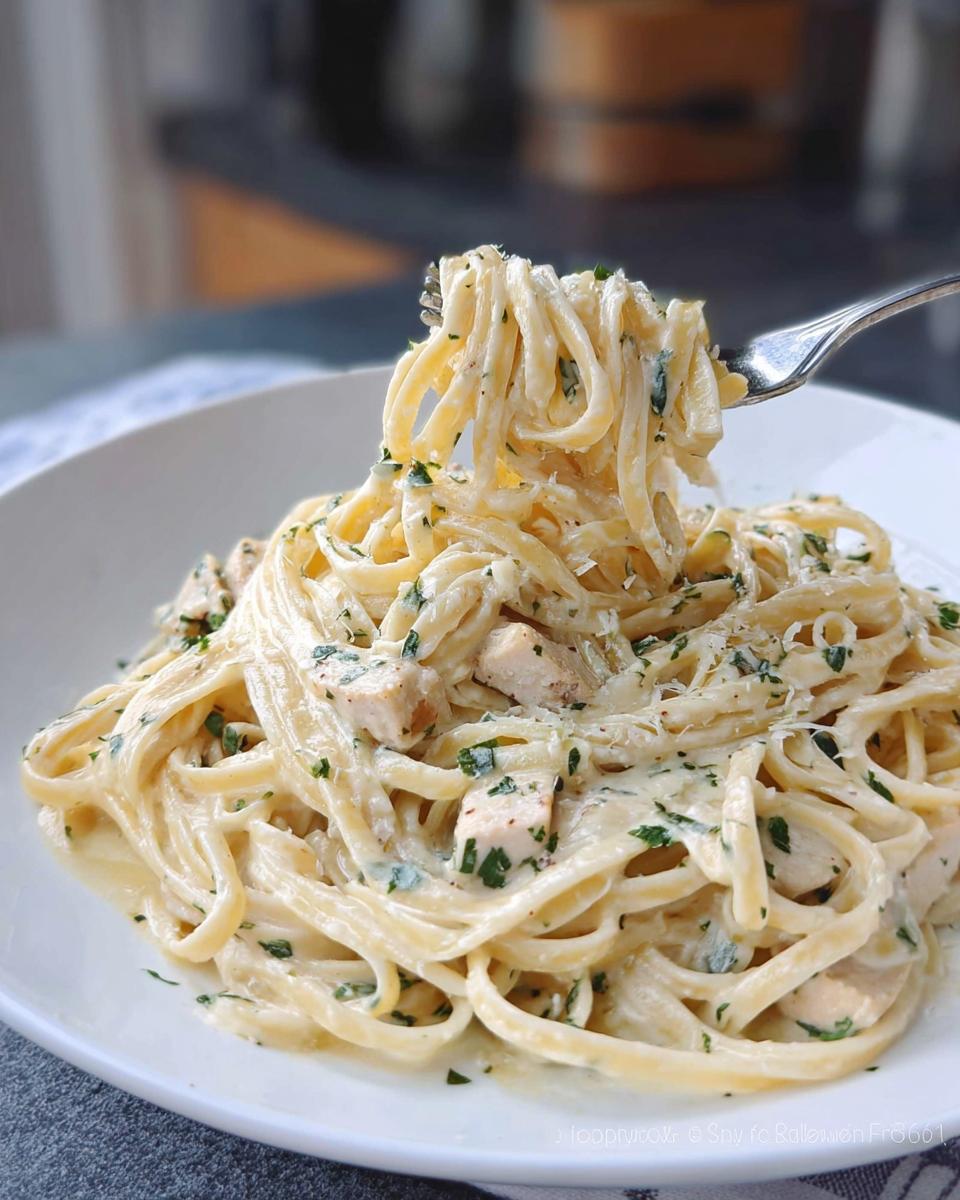 Healthy Garlic Parmesan Chicken Pasta with Greek Yogurt Sauce - Other 2