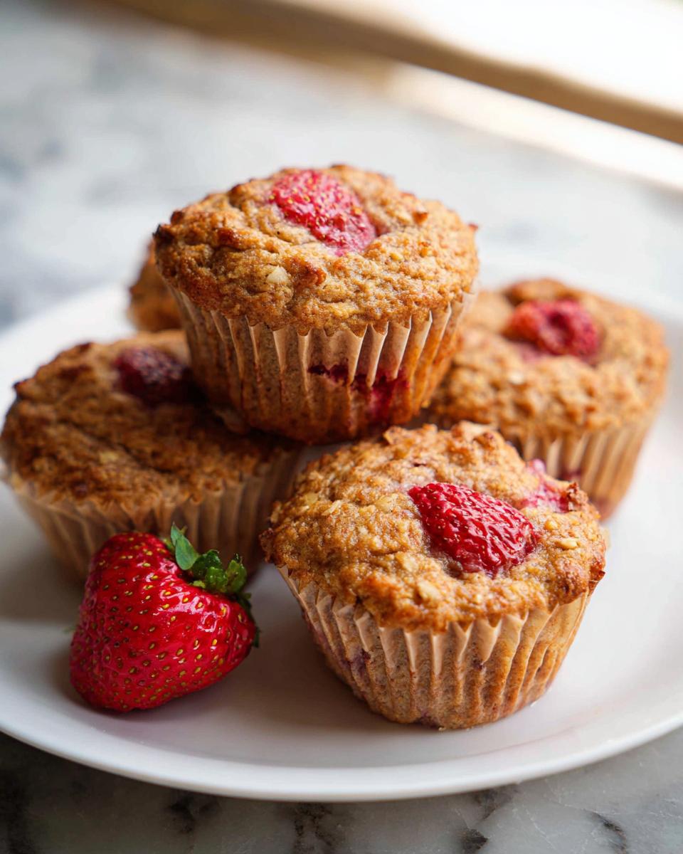 Healthy Strawberry Oat Muffins - Other 2