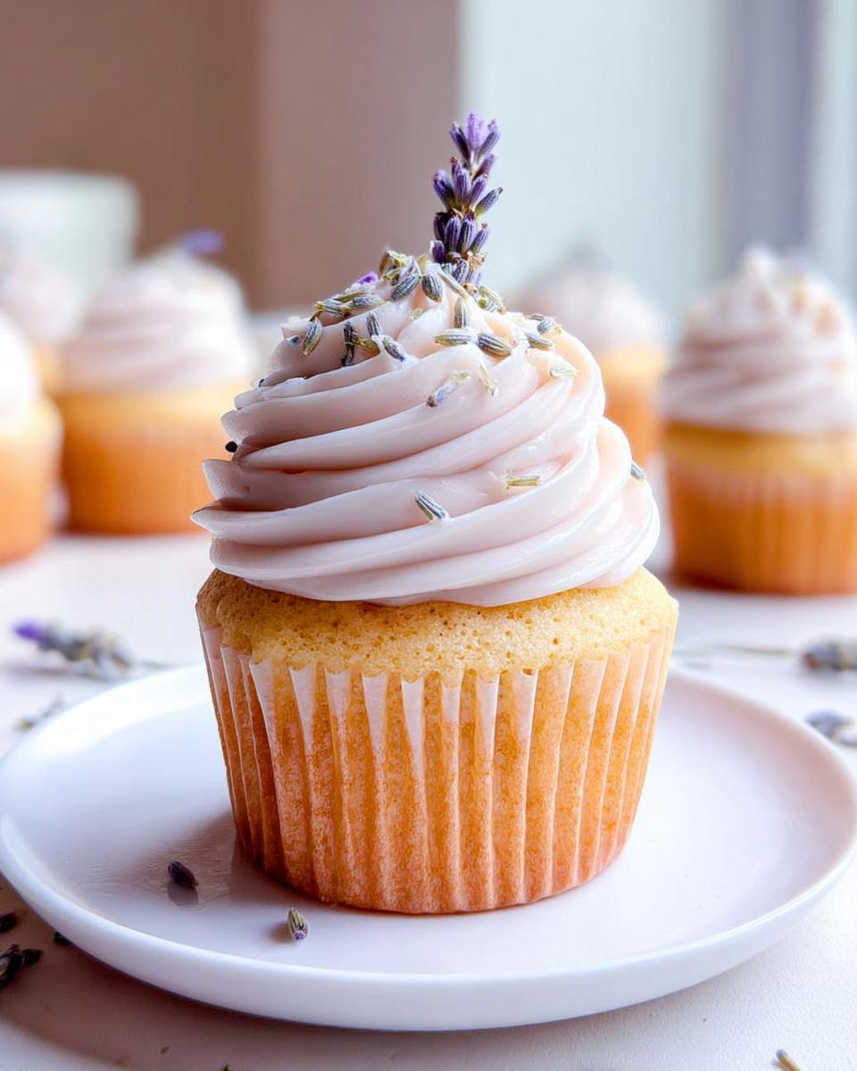Honey Lavender Wildflower Cupcakes - Other 1