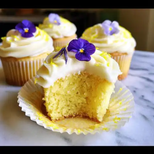 Lemon Wildflower Cupcakes - Tasty