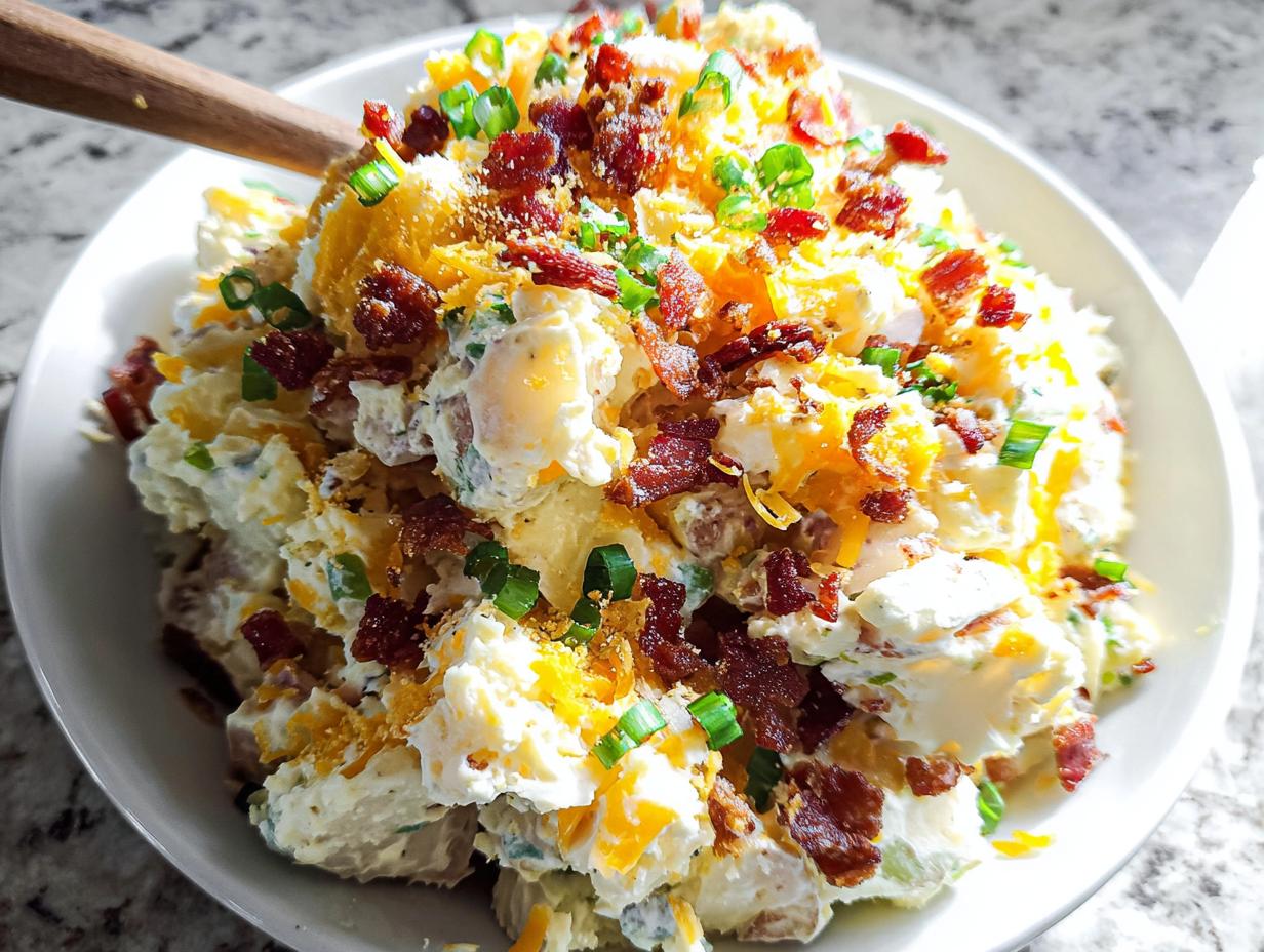 Loaded Baked Potato Salad - Featured