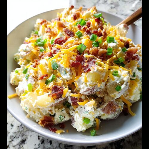 Loaded Baked Potato Salad - Tasty