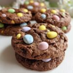 Mini Egg Chocolate Easter Cookies - Featured