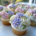 Pastel Wildflower Cupcakes for Spring - Featured