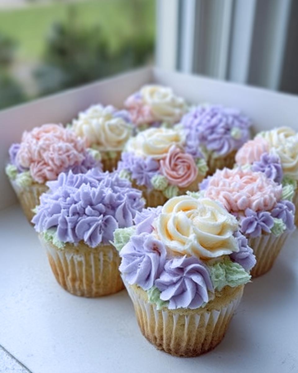 Pastel Wildflower Cupcakes for Spring - Other 1
