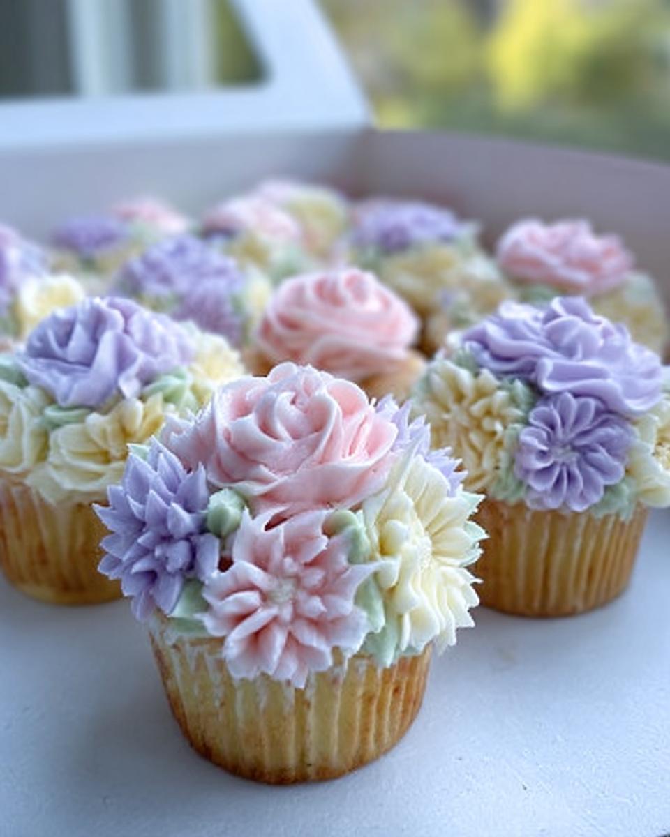 Pastel Wildflower Cupcakes for Spring - Other 2