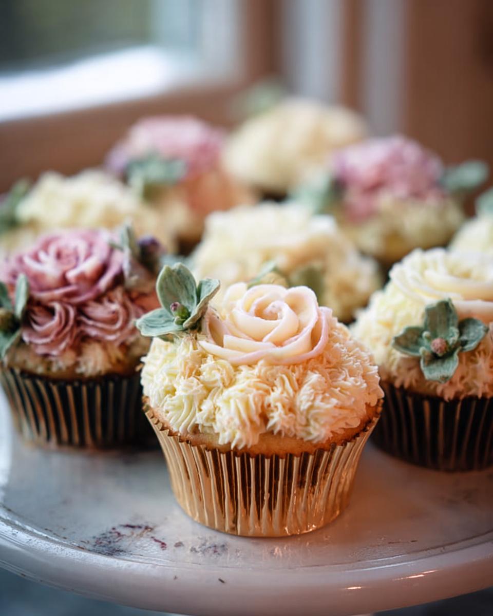 Rustic Floral Cupcakes for Weddings - Other 1