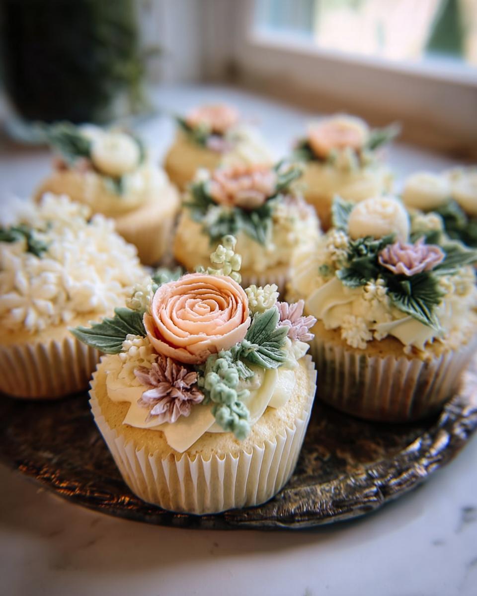 Rustic Floral Cupcakes for Weddings - Other 2