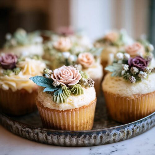 Rustic Floral Cupcakes for Weddings - Tasty