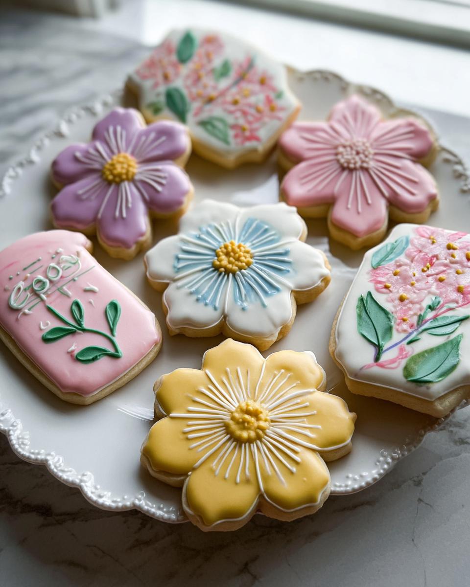 Spring Baby Shower Flower Cookies - Other 1