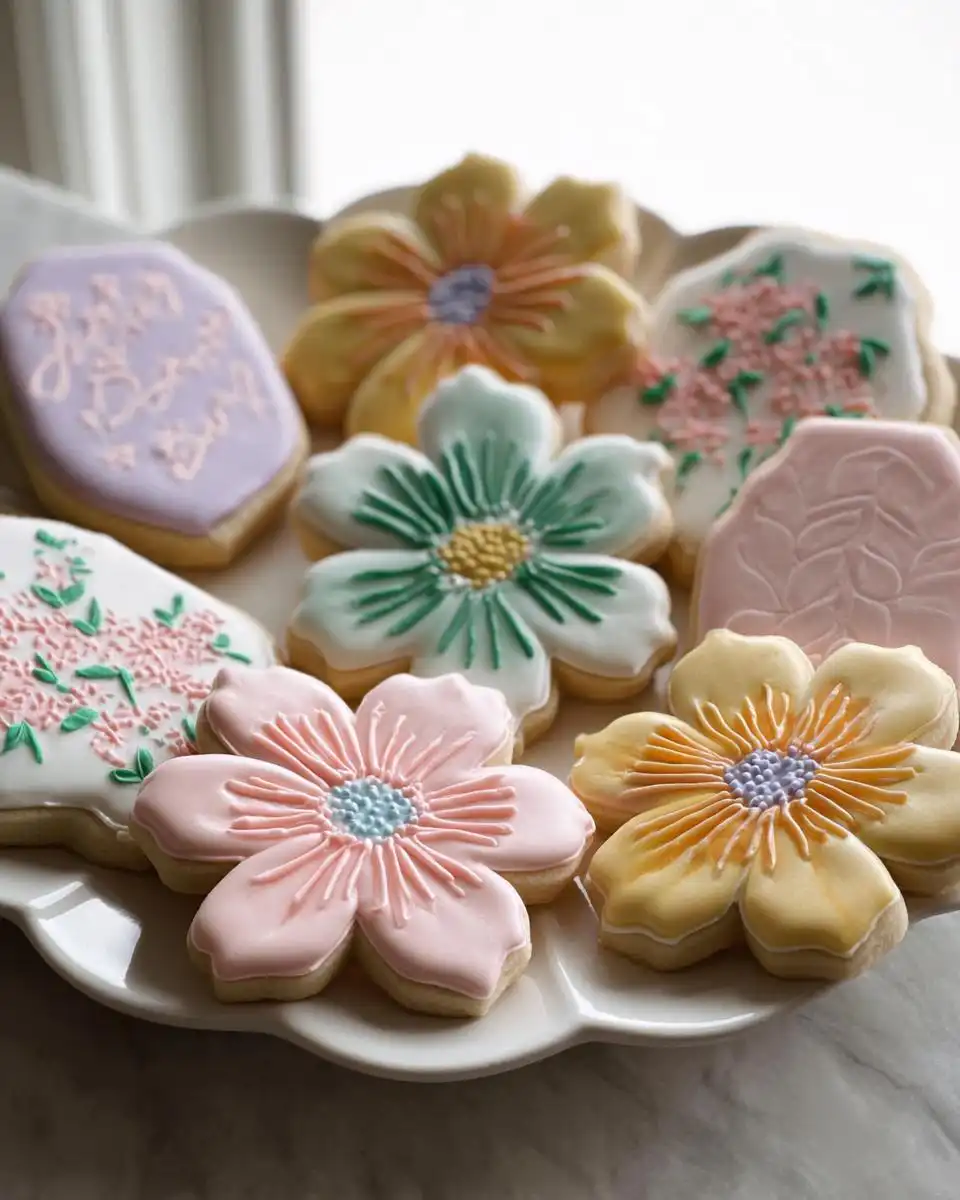 Spring Baby Shower Flower Cookies - Other 2