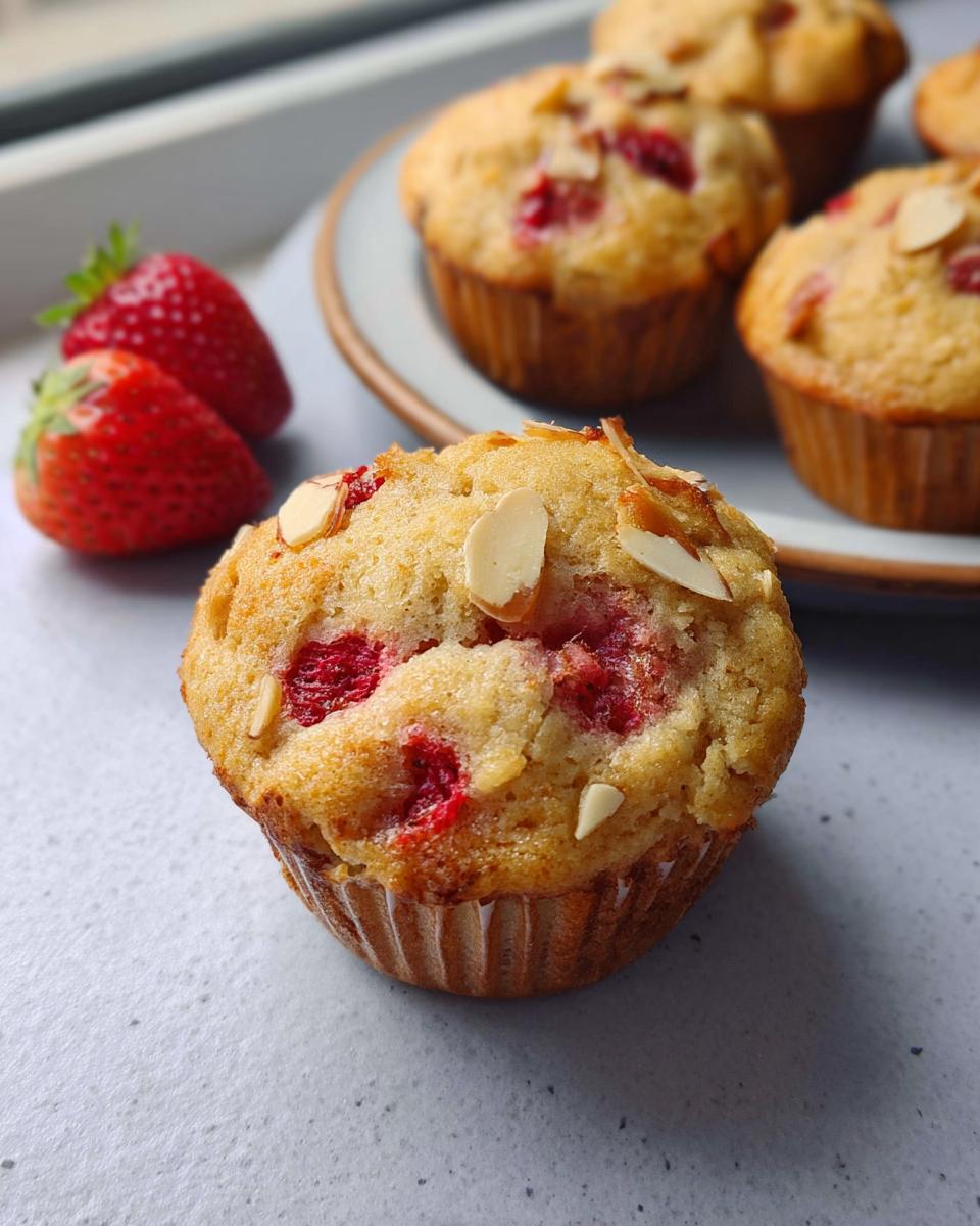 Strawberry Almond Muffins - Other 3