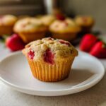 Strawberry Yogurt Muffins - Featured